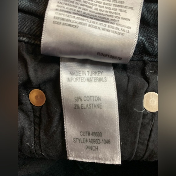 Agolde Pinch high waist straight leg jeans. Size 24 - Picture 5 of 16